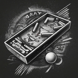 Pinball Black N White