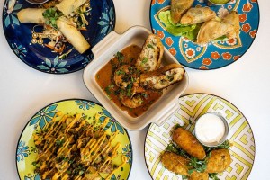 Spread of tapas at Mawa's Kitchen in Aspen, CO (Photo courtesy of Darren Bridges)