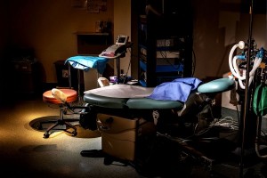 An empty procedure room of West Coast Fertility Centers, photographed February 29, 2024. (Jay L. Clendenin/for The Washington Post via Getty Images)