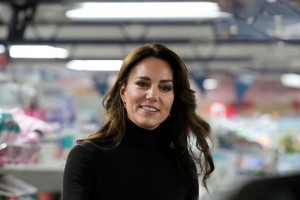 Catherine, Princess of Wales smiles during her visit to Sebby's Corner on November 24, 2023 in Barnet, England. (Frank Augstein - WPA Pool/Getty Images)