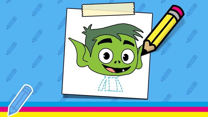 How to Draw - Beast Boy